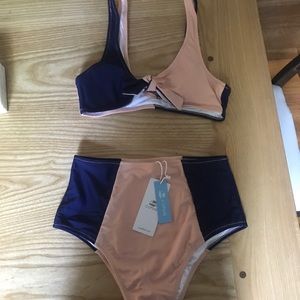 Cupshe Lost in the Dream High-Waisted Bikini set